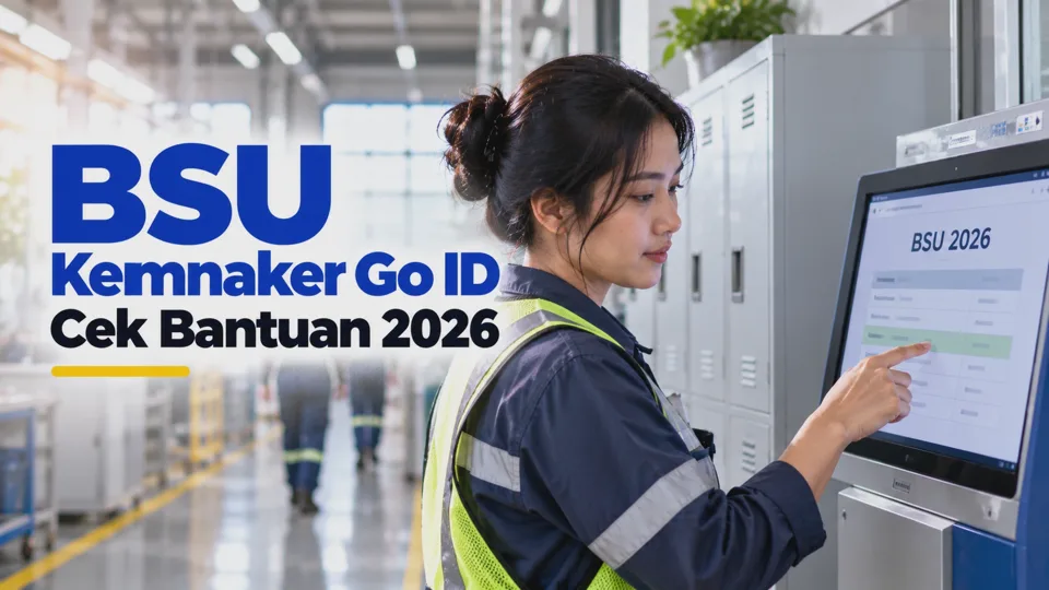 BSU Kemnaker Go ID Cek Bantuan 2026 dengan NIK KTP dan Cara Melihat Status Penerima