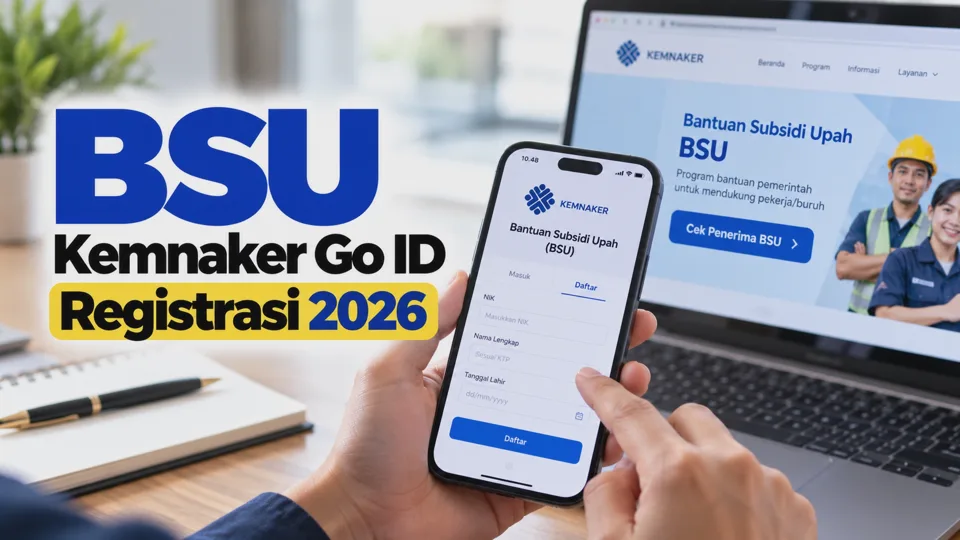 BSU Kemnaker Go ID Registrasi 2026: Cara Cek Status Penerima dengan NIK KTP