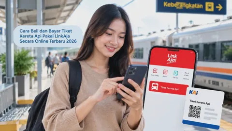 Cara Beli dan Bayar Tiket Kereta Api Pakai LinkAja Secara Online Terbaru 2026