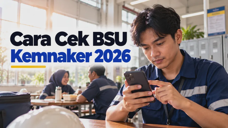 Cara Cek BSU Kemnaker 2026 dengan NIK KTP Lewat Website Resmi dan HP