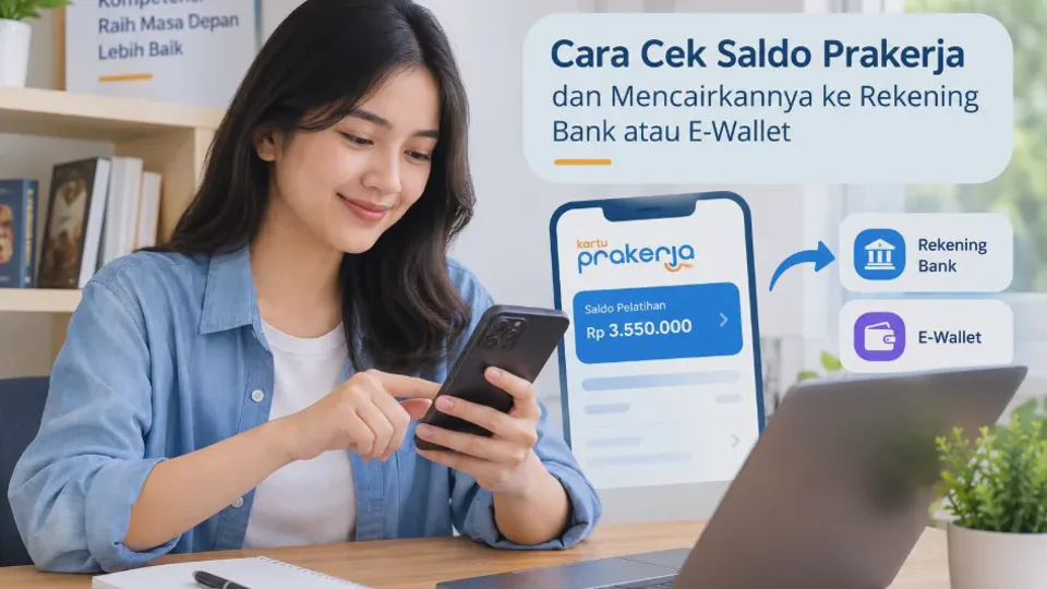 Cara Cek Saldo Prakerja dan Mencairkannya ke Rekening Bank atau E-Wallet