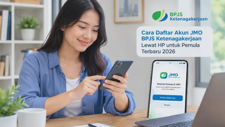 Cara Daftar Akun JMO BPJS Ketenagakerjaan Lewat HP untuk Pemula Terbaru 2026