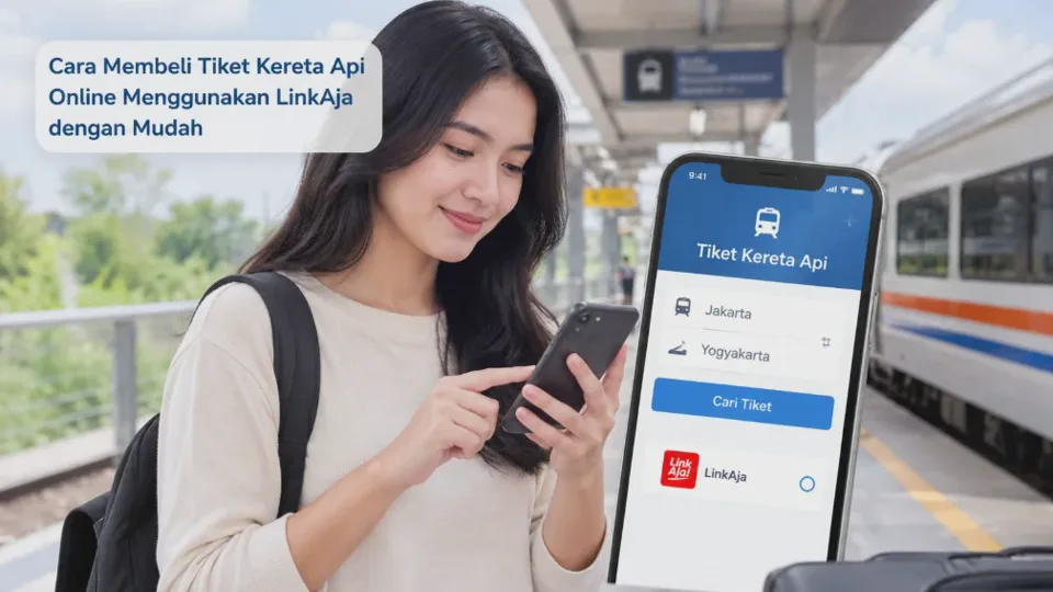 Cara Membeli Tiket Kereta Api Online Menggunakan LinkAja dengan Mudah