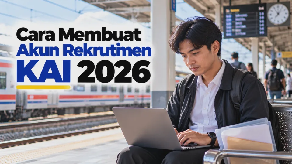 Cara Membuat Akun Rekrutmen KAI 2026 Secara Online, Cek Syarat dan Langkahnya