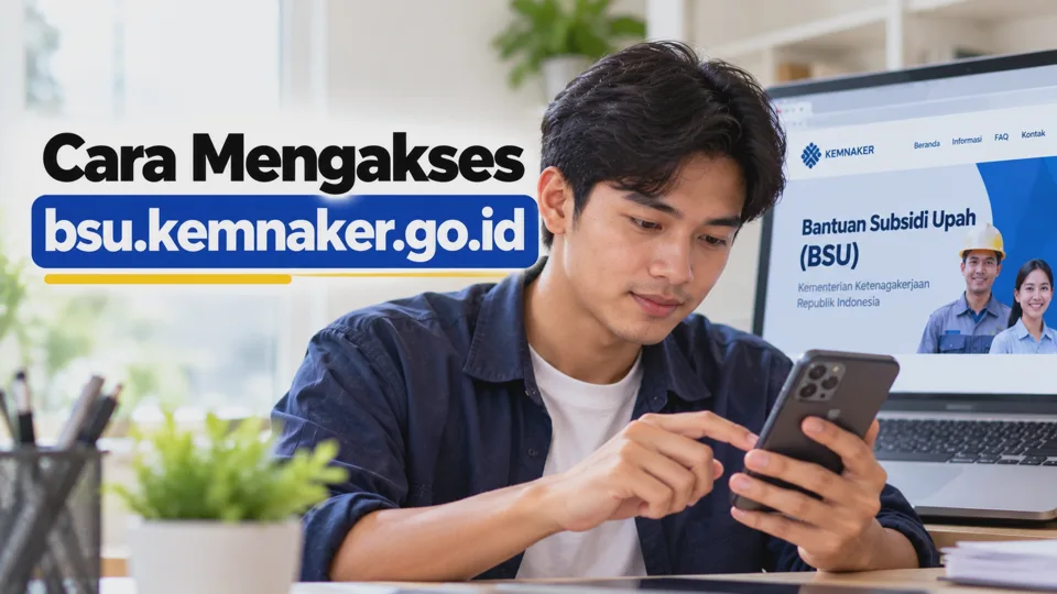 Cara Mengakses bsu.kemnaker.go.id untuk Cek Status Penerima BSU Lewat HP