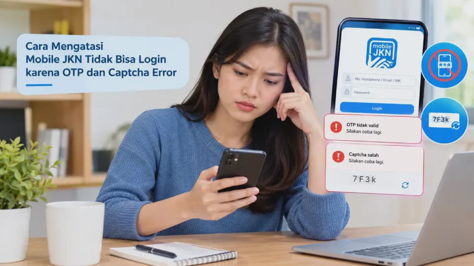 Cara Mengatasi Mobile JKN Tidak Bisa Login karena OTP dan Captcha Error