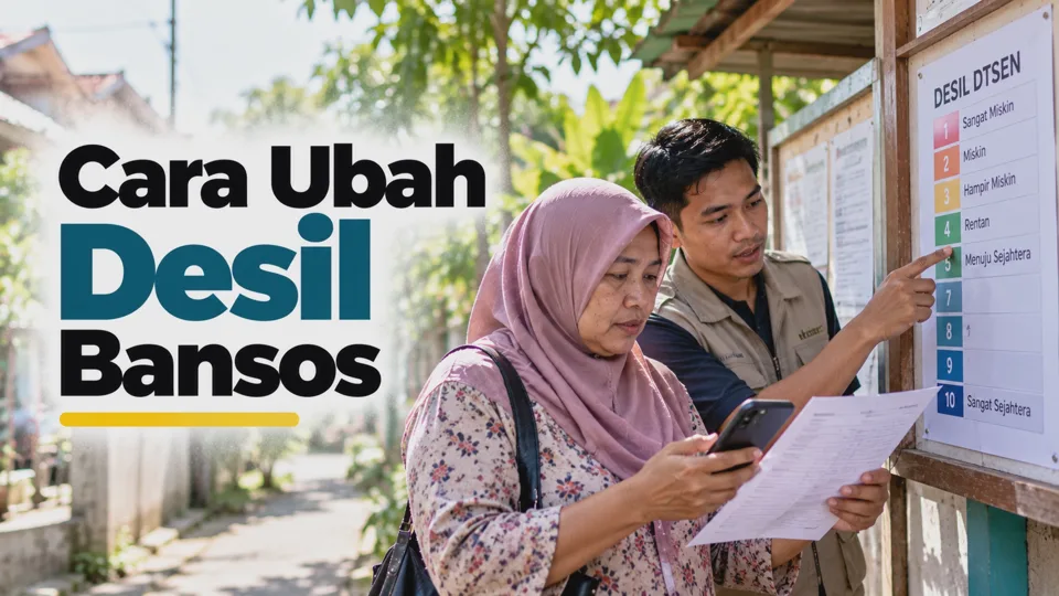 Cara Ubah Desil Bansos 2026 agar Data Kesejahteraan Keluarga Sesuai Kondisi Terbaru