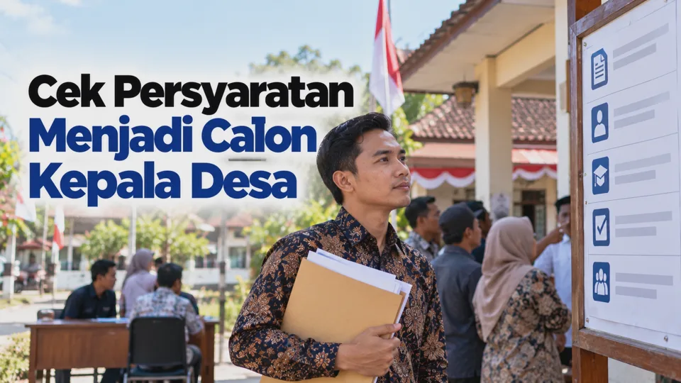 Cek Persyaratan Menjadi Calon Kepala Desa 2026, Ini Syarat dan Dokumen Pendaftarannya