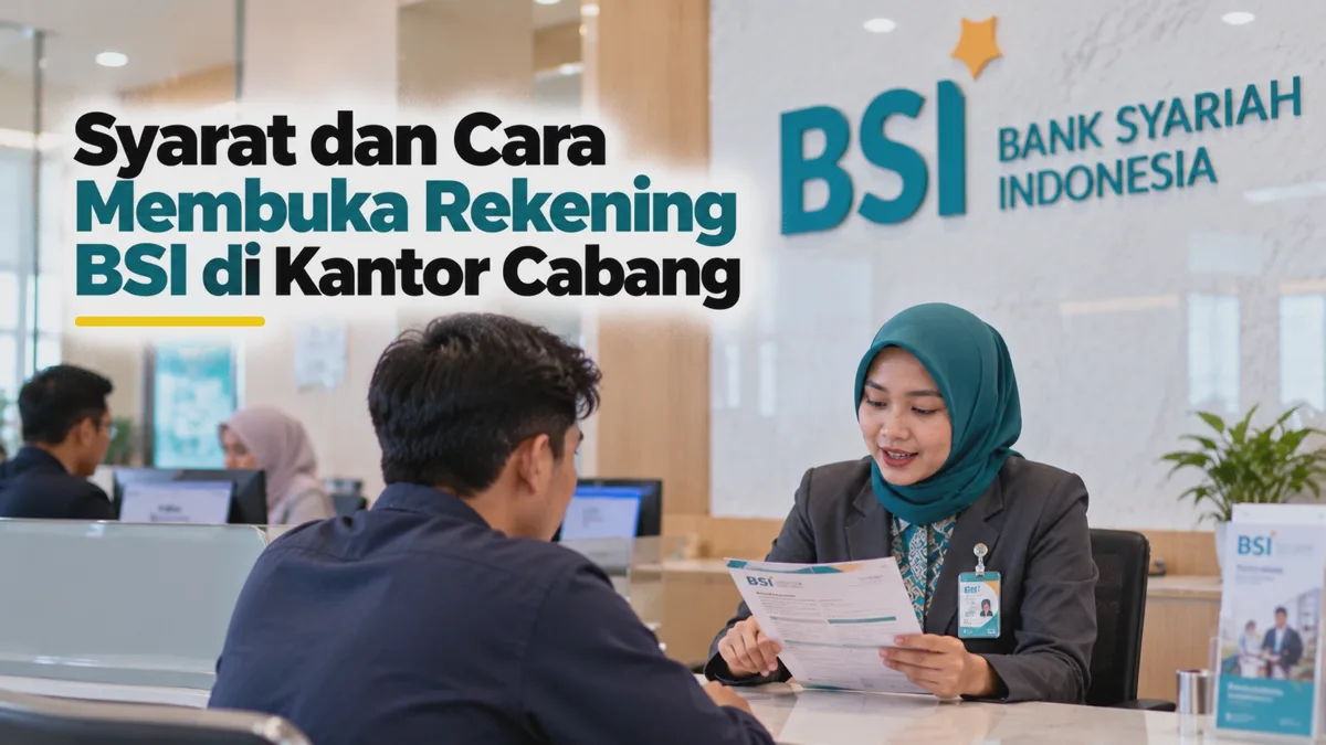 Syarat dan Cara Membuka Rekening BSI di Kantor Cabang Terbaru 2026