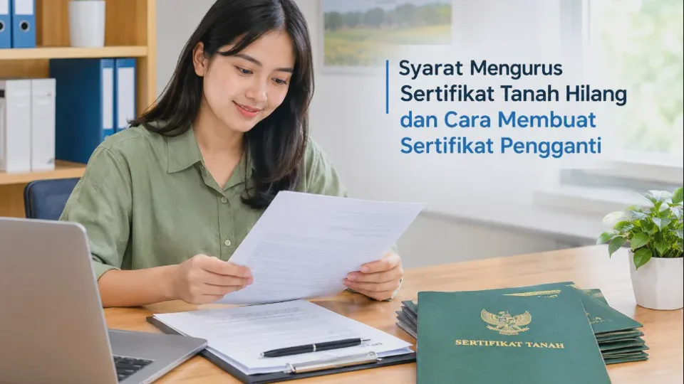 Syarat Mengurus Sertifikat Tanah Hilang dan Cara Membuat Sertifikat Pengganti